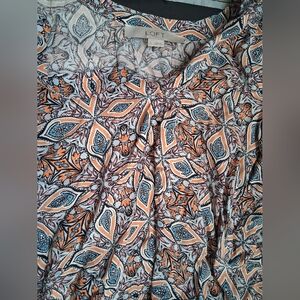 Colorful Paisley Blouse LOFT